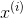 \bb{x^{(i)}}