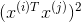 (x^{(i)T} x^{(j)})^2