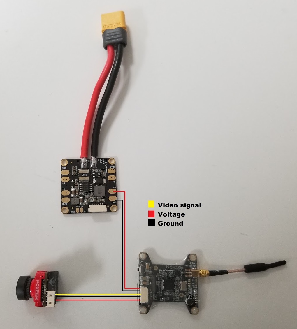 QAV250 FPV Wiring